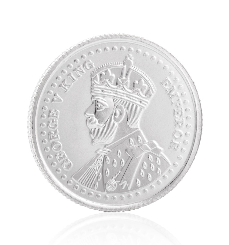 PPJ 999 Purity 10gm King George Silver Coin