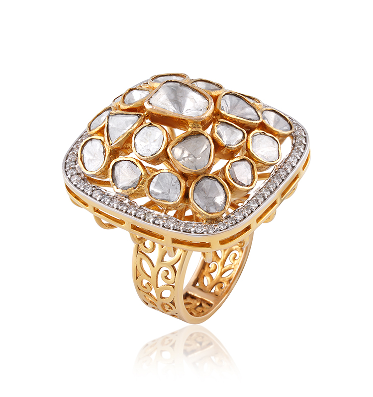 Beautiful Polki Ring