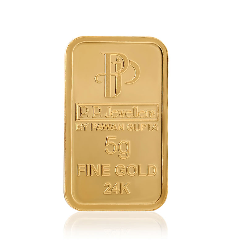 5gm Bar P.P JEWELLERS BY PAWAN GUPTA .5gm FINE GOLD BAR 24K