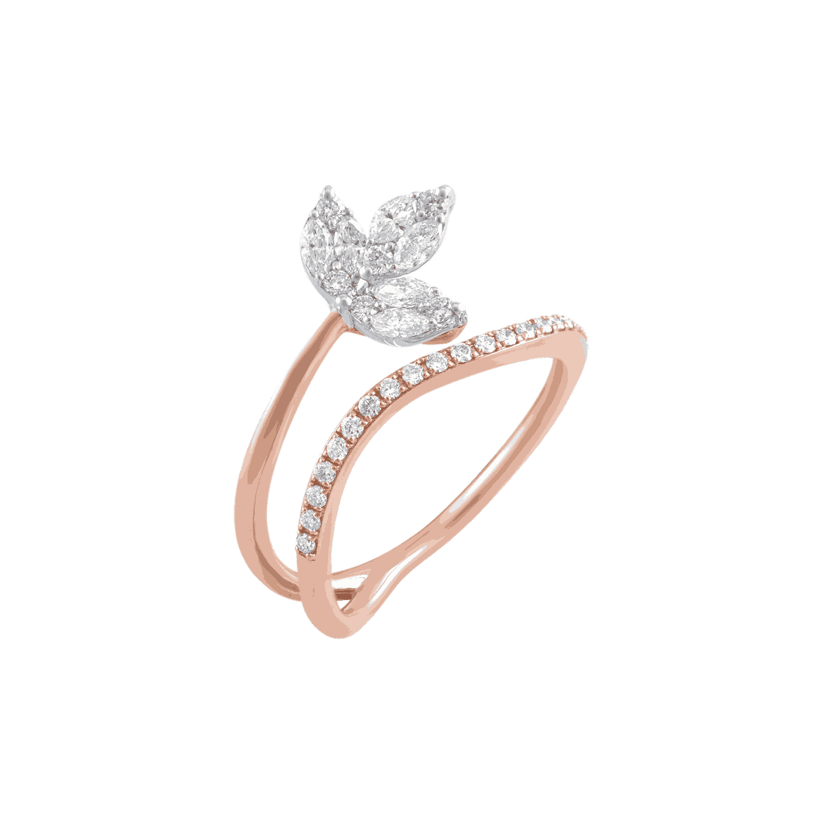 Ethereal Leaf Ring